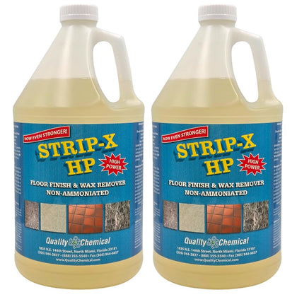 Strip-X H.P. High Power, Low Odor Floor Stripper & Wax Remover-2 gallon case