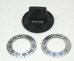 KN002 -for Black Knob Handle Kit Color Universal Electric Range Oven