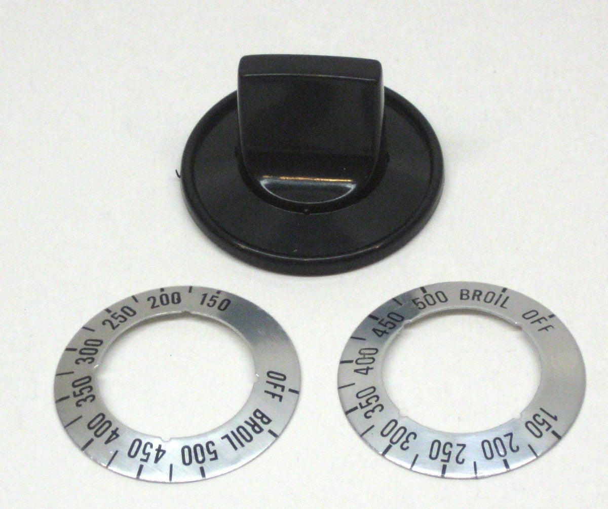 KN002 -for Black Knob Handle Kit Color Universal Electric Range Oven