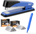 Heavy Duty Stapler for Desk with 50 Sheet, 3000 Staples, Blue
