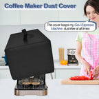 NUENSS-ROR Cover for Gevi Compact Super Automatic Espresso Machine (Black)