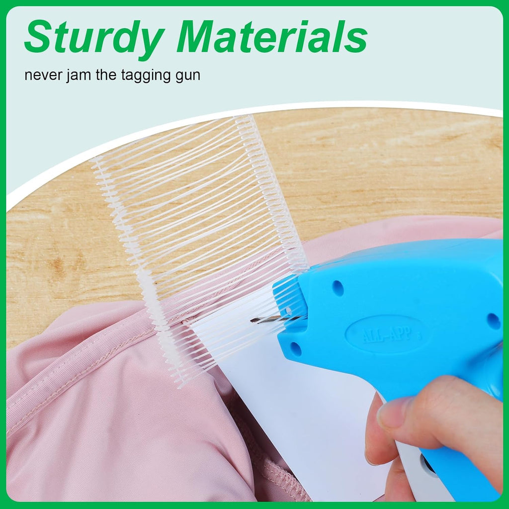 Tagging Gun Fasteners, 5000 Pcs Plastic Tag Gun Refills, 1 in