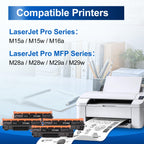 Compatible 48a CF248a Toner Cartridge for HP, Black, 4-Pack