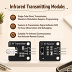 4PCS Digital 38khz Ir Receiver Sensor Module + 4PCS Ir Transmitter Sensor Module Kit for Electronic Building Block