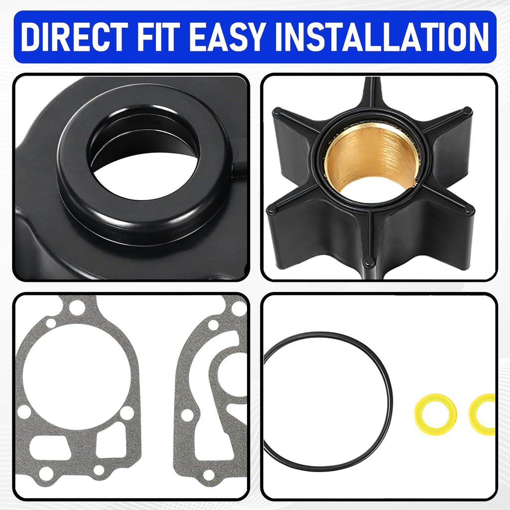 96148A8 Water Pump Impeller Kit for MerCruiser Alpha 1 Gen 1 Stern Drives