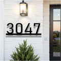 House Numbers for Outside, Personalized Metal House Number Sign, Modern Metal Address Signs for Houses, Large Number