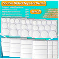 Double Sided Tape for Walls, Picture Hanging Strips Removable Mounting Dots