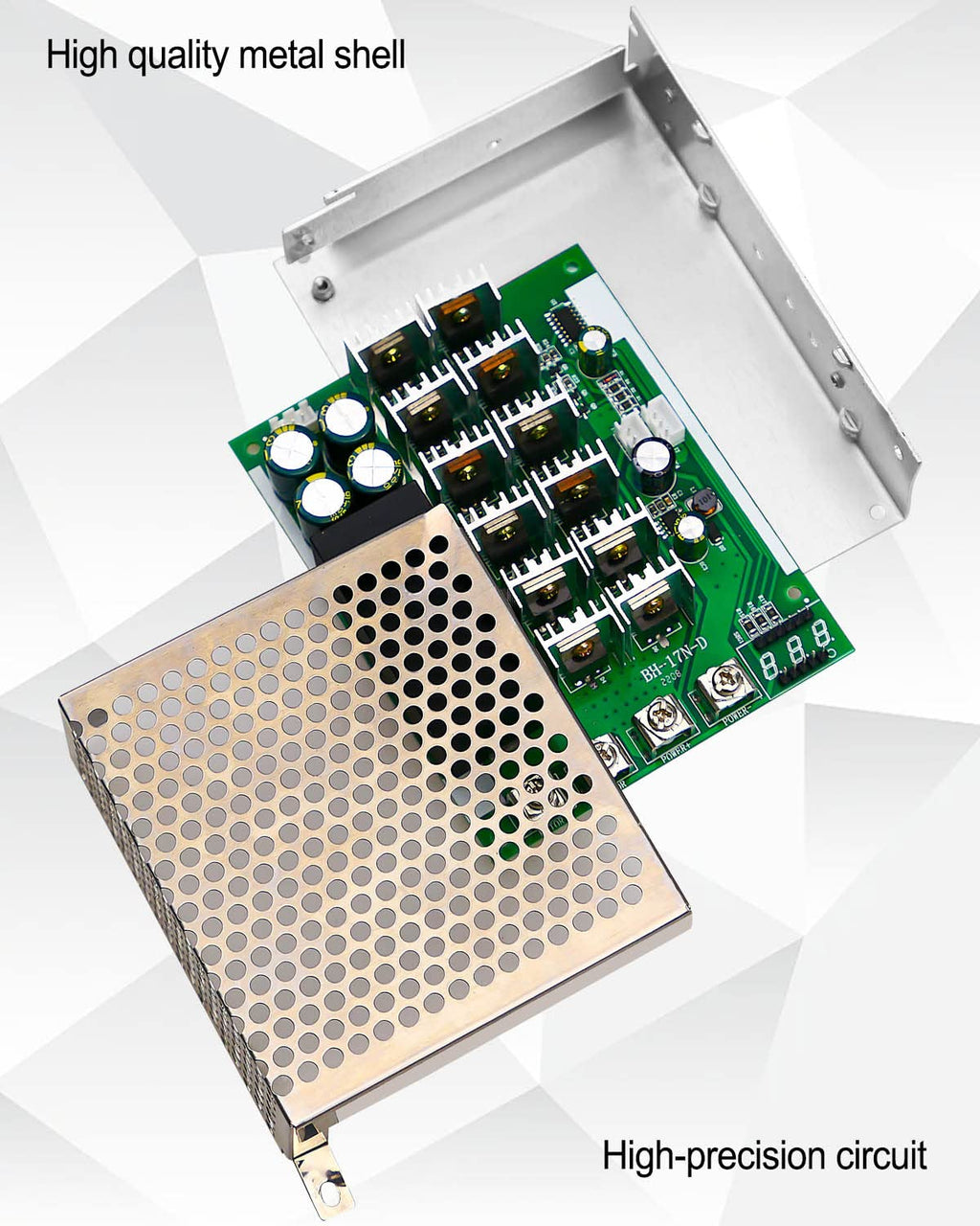 PWM DC Motor Speed Controller 100A Max, DC 10-55V Brush Motor Controller