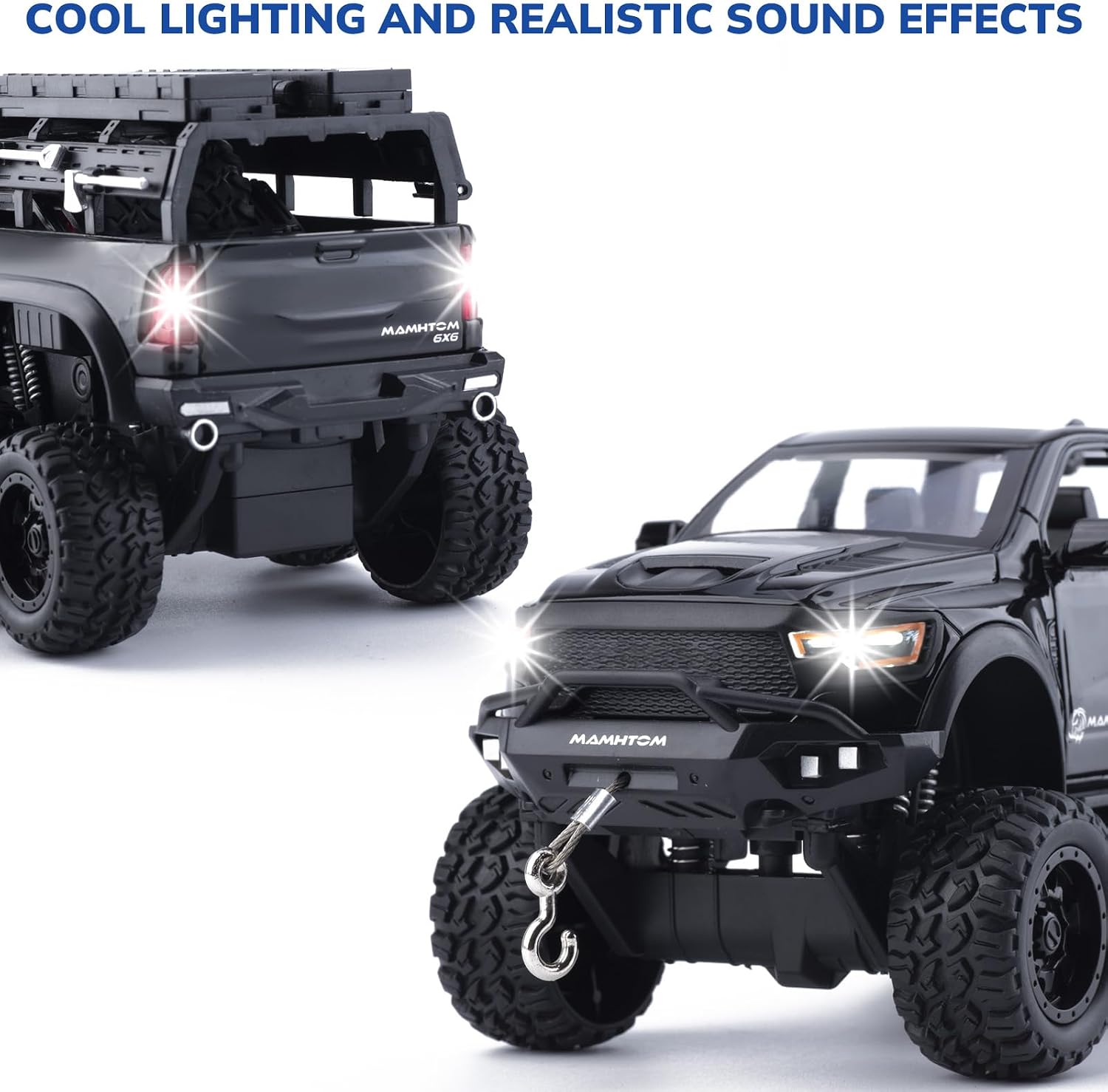 Pickup Truck Toy 1/24 Diecast Trucks Mammoth Model Car Kits Collection | Metal Toy Truck suitable for Kids Holiday