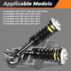 Aspaton Pair Front Left Right Shock Struts Assembly 31316798779