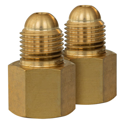 Adapter for 9/16" to 5/8", Dual Output Argon Regulator Flow Meter