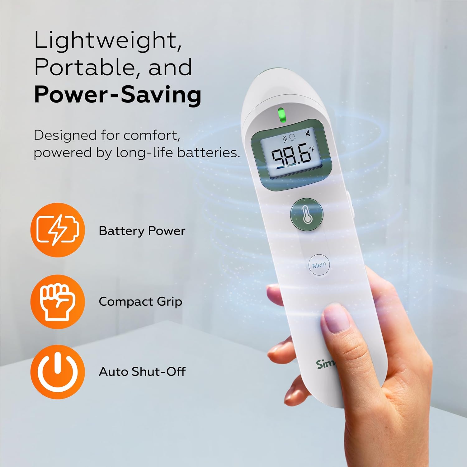Baby Thermometer, FDA 510(k) Cleared Infrared Thermometer for Kids Adults Infants, Baby Essentials, Forehead