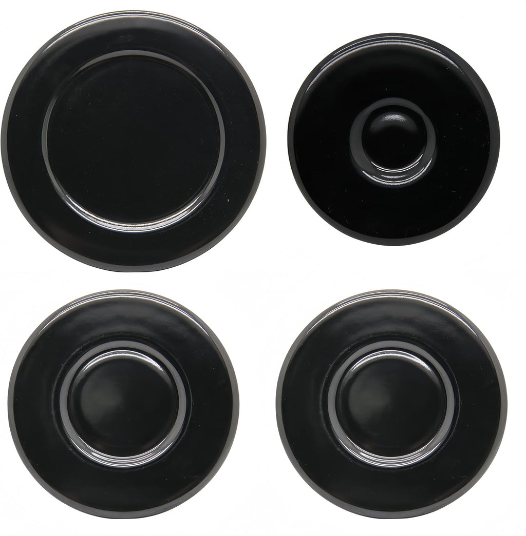 4 Pack Set of Gas Stove Burner Caps Suitable for Sabaf Equipped