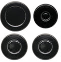 4 Pack Set of Gas Stove Burner Caps Suitable for Sabaf Equipped