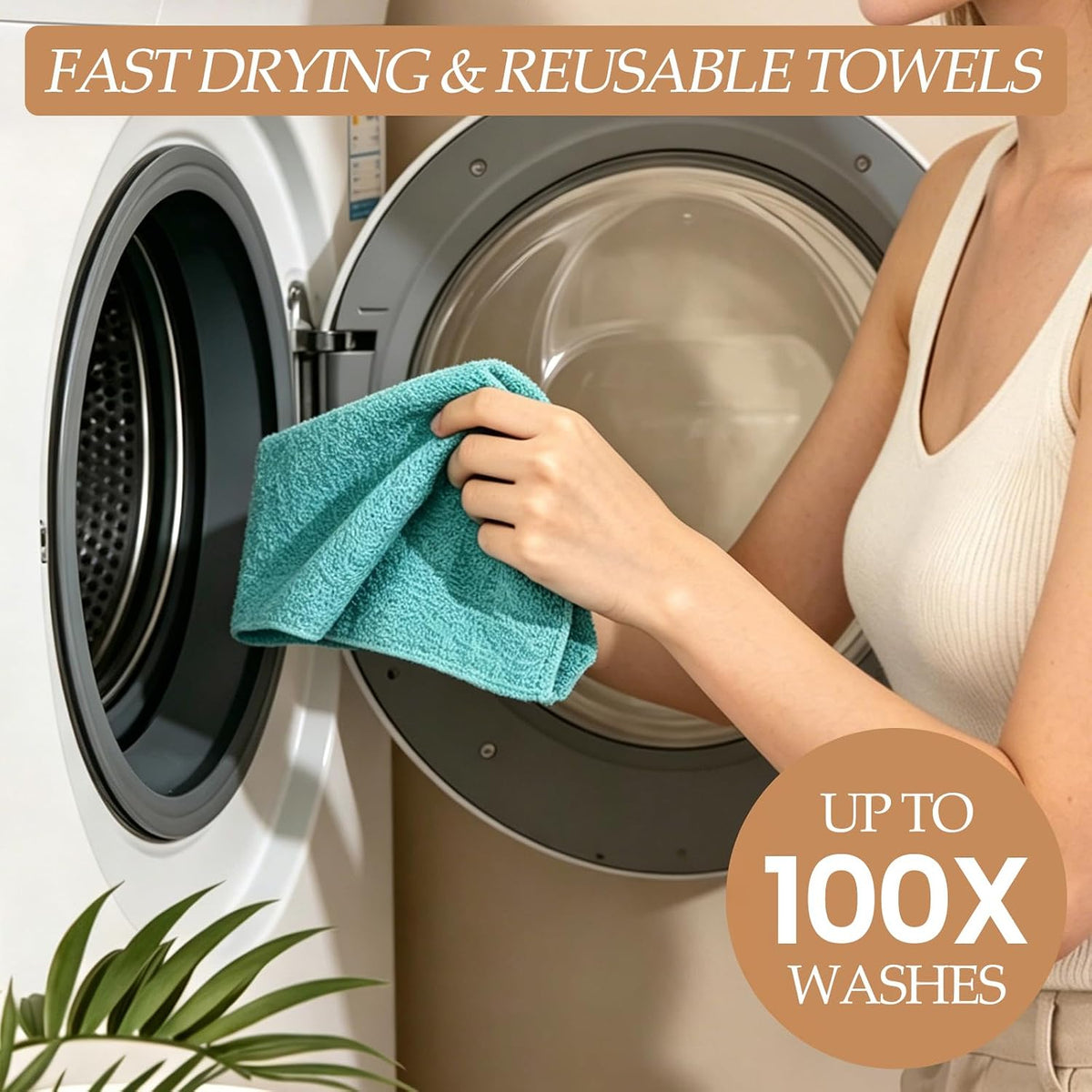 Reusable Paper Towels, 75-Pack,12" x 12"Kitchen and Dish Cleaning(Blue)