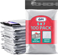 5" x 7" Poly Mailers, 500 Pack, 2.5 Mil, White Self Seal Waterproof, GPI