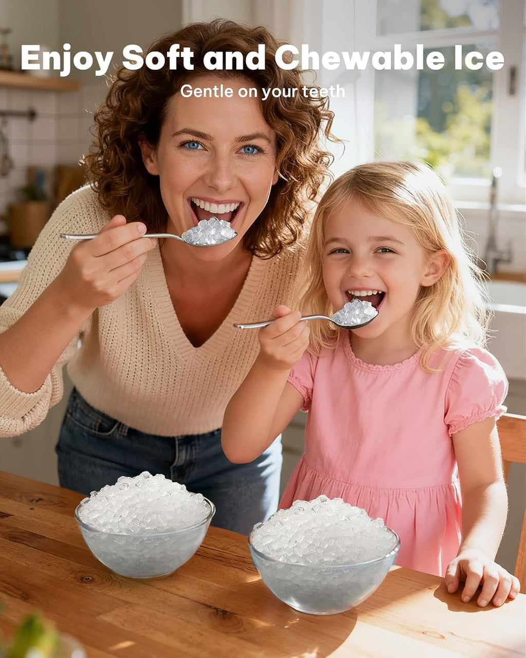 Nugget Ice Maker Countertop - 36lbs 24H Chewable Pellet Sonic Ice