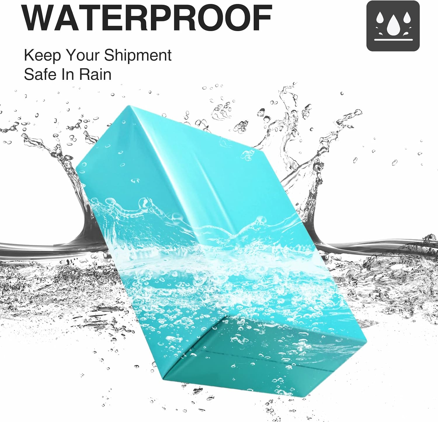 14.5x19 Poly Mailers Teal Shipping Bags Self-Sealing Waterproof and Tear-Proof Poly Bags for Shipping Poly Mailers
