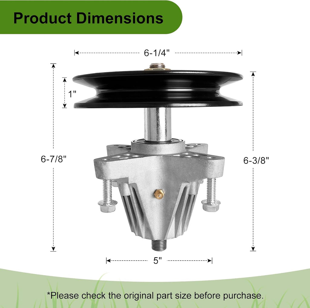 918-04822B Spindle Assembly Fits for Craftsman Cub Troy Bilt Pony Bronco 42" Mower Deck Tractor, Come with All