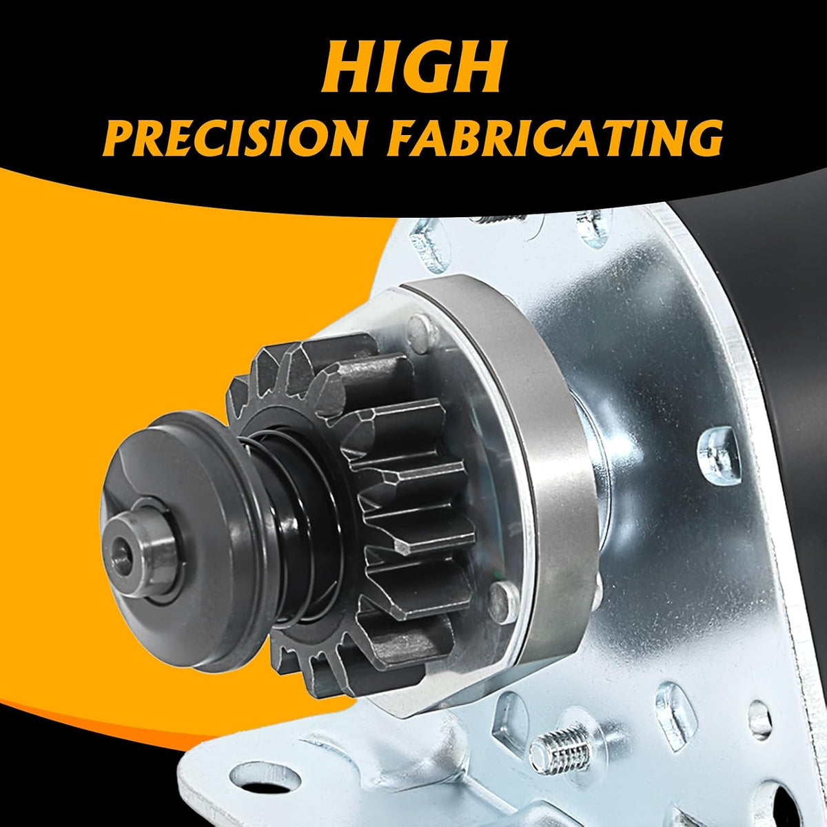 Steel Gear 5742N New Starter 16 Teeth Fit for Briggs and Stratton 1972-2006 7-22 HP 497595 497594 391423 390838 392749 394805 491766 693054 SBS0001 41022003 41022052 AM122337 AM37352 AM39137 LG497595