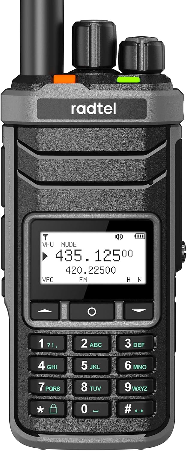 RT-860 Multi Band Ham Radio HF UHF VHF Dual Band with AM USB LSB CW CB LW MW SW SSB Reception, 1024 Channels, 2000mAh