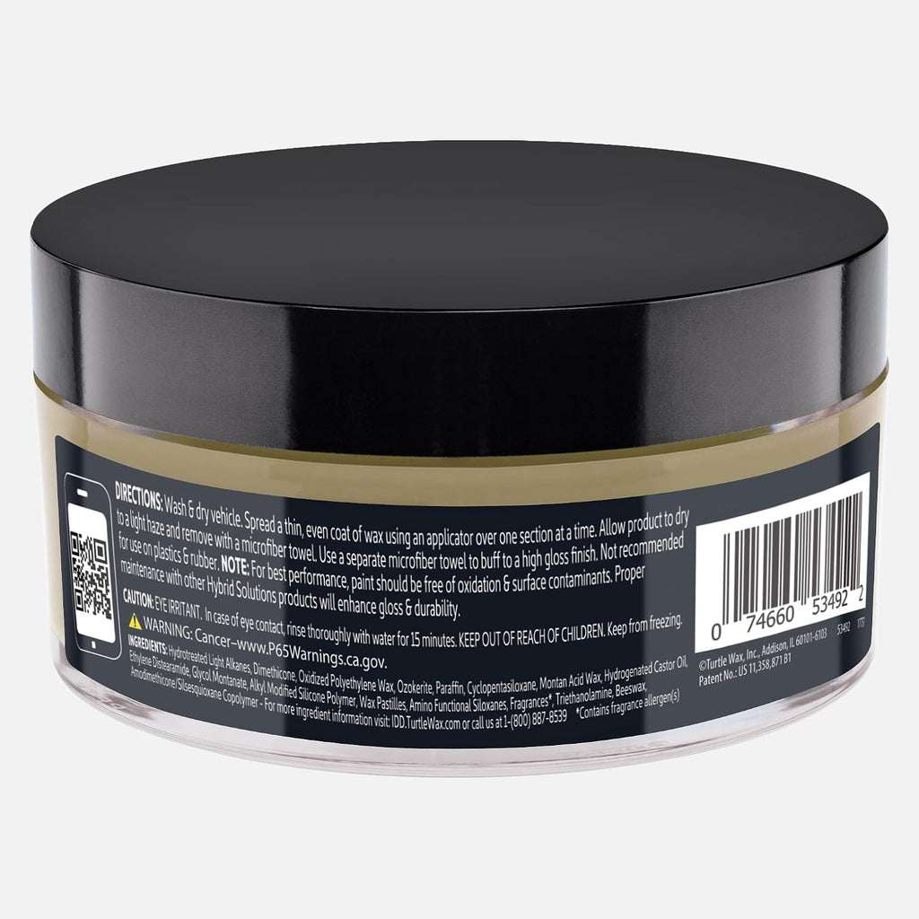 Hybrid Solutions Ceramic Graphene Paste Wax, 5.5 oz. (Pack of 1) | High Gloss Shine Car Wax, Ceramic Coating Paint