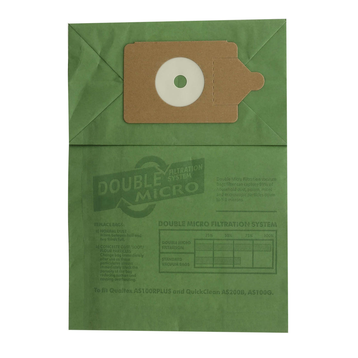 Qualtex Dust Bags For Hetty Henry Vacuum Cleaners Pack Of 10