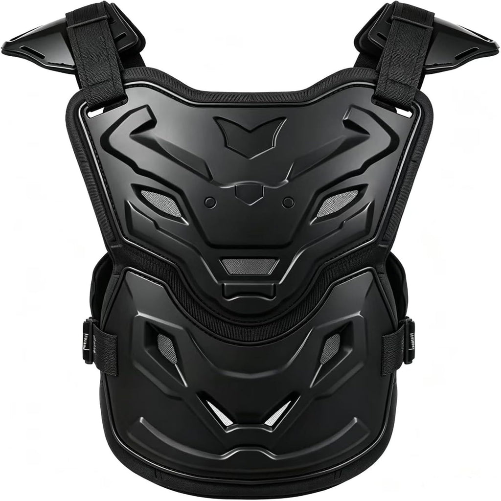 Motorcycle Chest Protector Body Armor Vest, Dirt Bike Gear | Adult Chest Armor Body Guard Vest, Mens Back Protection