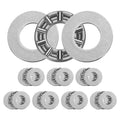 uxcell 8Sets TC613+2TRA Thrust Needle Roller Bearing 3/8 x 13/16 x 5/64