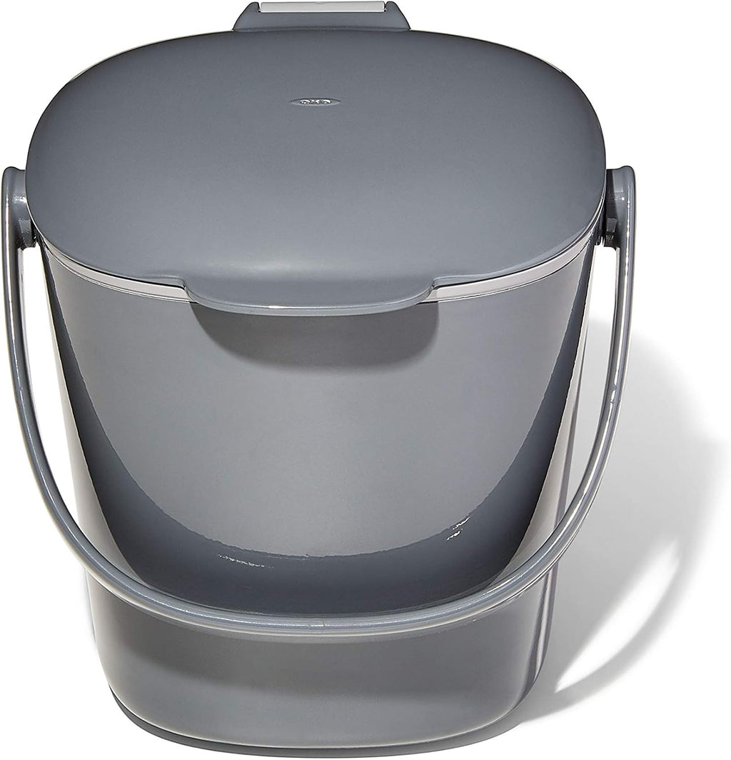 Good Grips Easy-Clean Compost Bin, Charcoal - 0.75 GAL