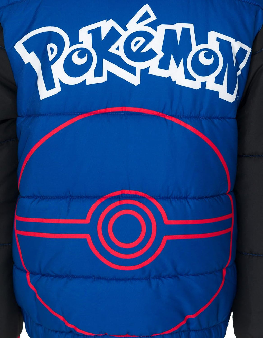 Pokemon Zip Up Winter Coat Puffer Jacket Little Kid to Big Kid