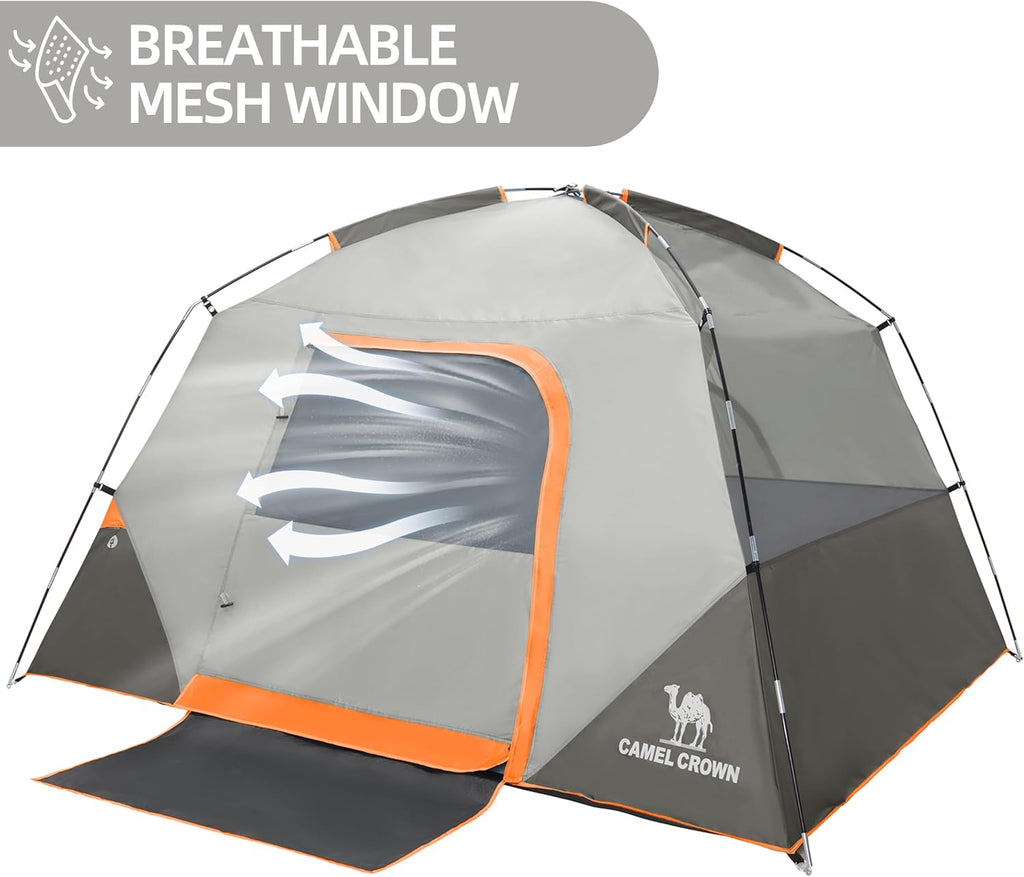 Tents for Camping 4/8 Person Waterproof Tent Quick Setup Folding Outdoor Backpacking Tents Family Hiking