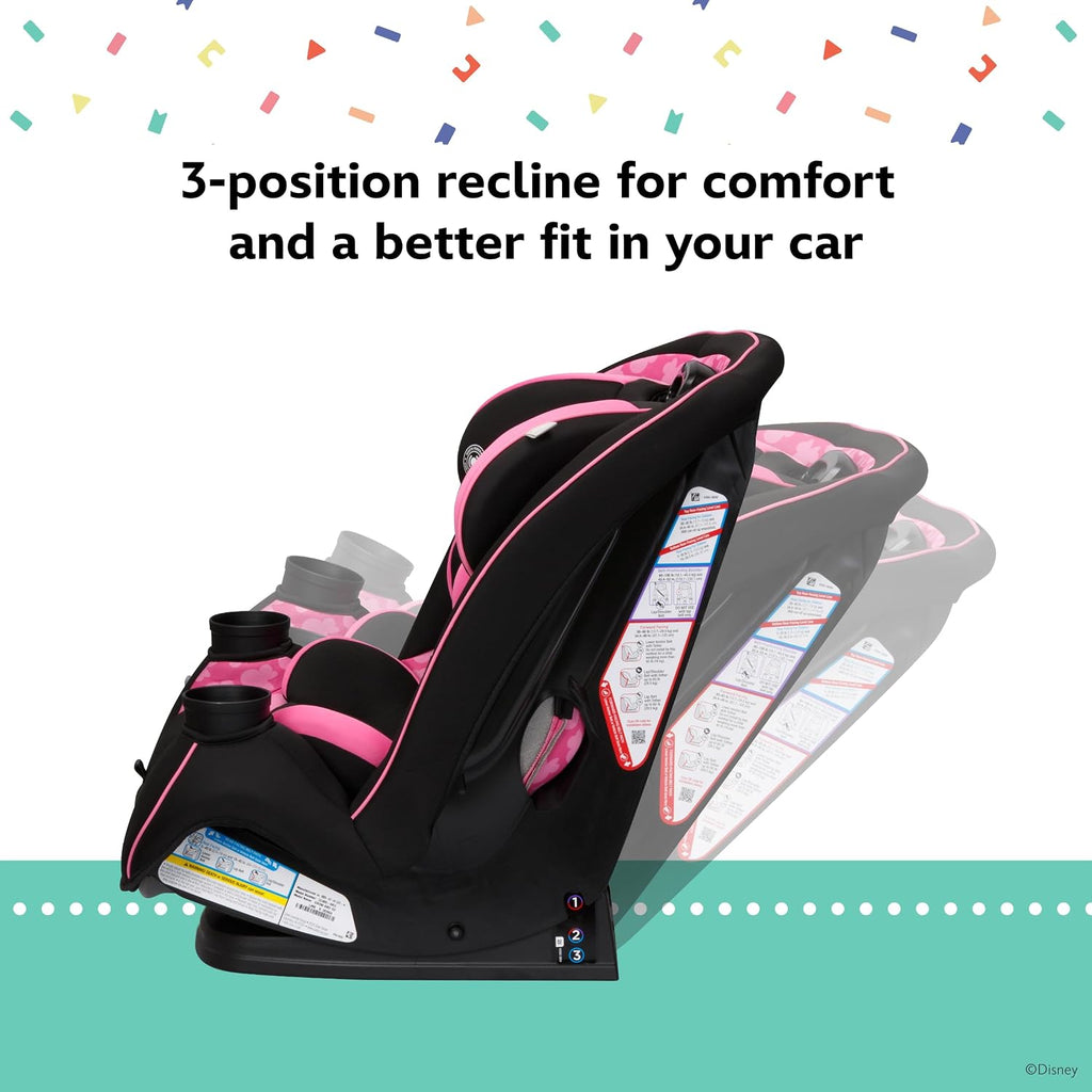 Baby Grow and Go All-in-One Convertible Car Seat, Infant to Toddler Carseat, Mickey Sprinkle