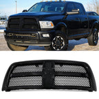 SAIQINGSP Gloss Black Front Grille for 2013-2018 RAM 2500 3500 Longhorn