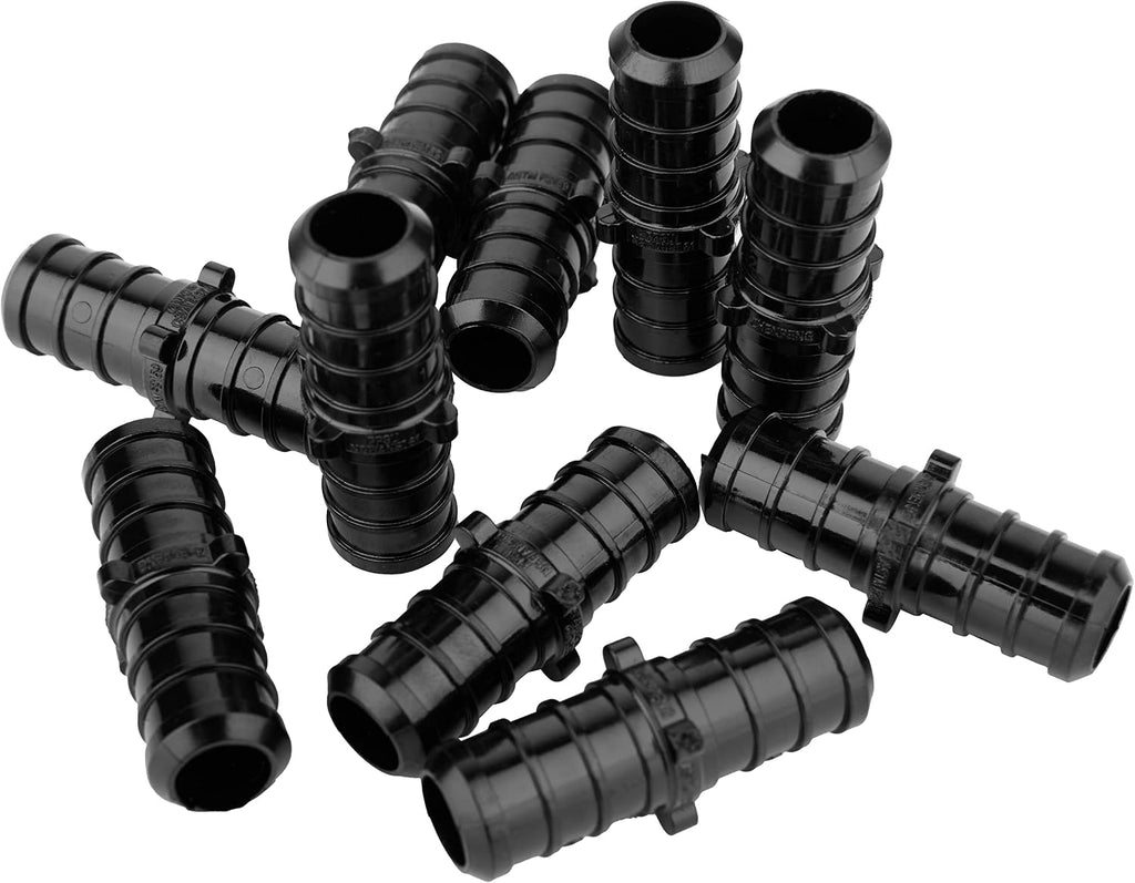 10Pcs EFIELD Poly PPSU Crimp Pex Fitting 3/4"Coupling(PPSU1807002-10)