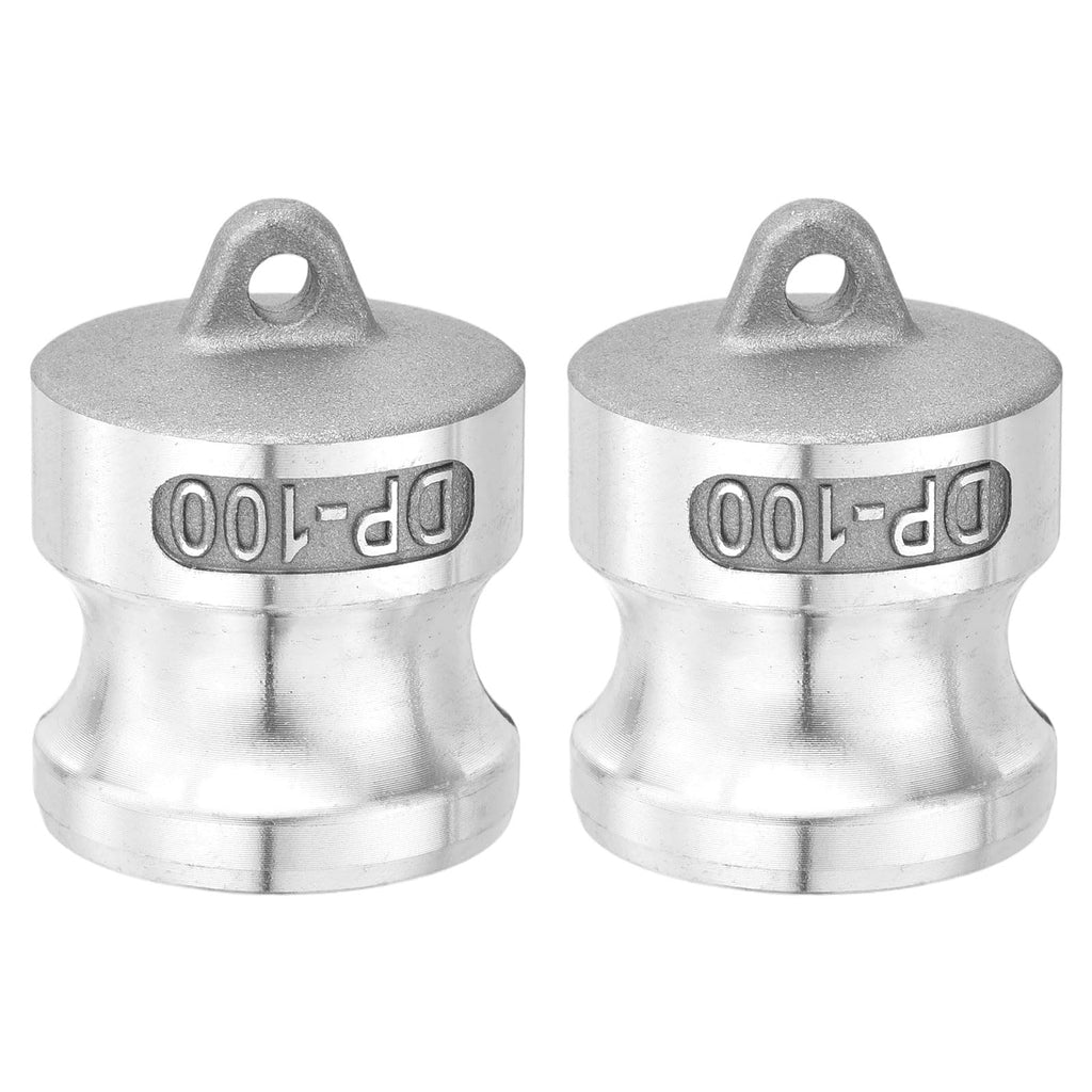 Kozelo 2Pcs Type DP 1" Aluminum Dust Plug Cam Lock Hose Fitting