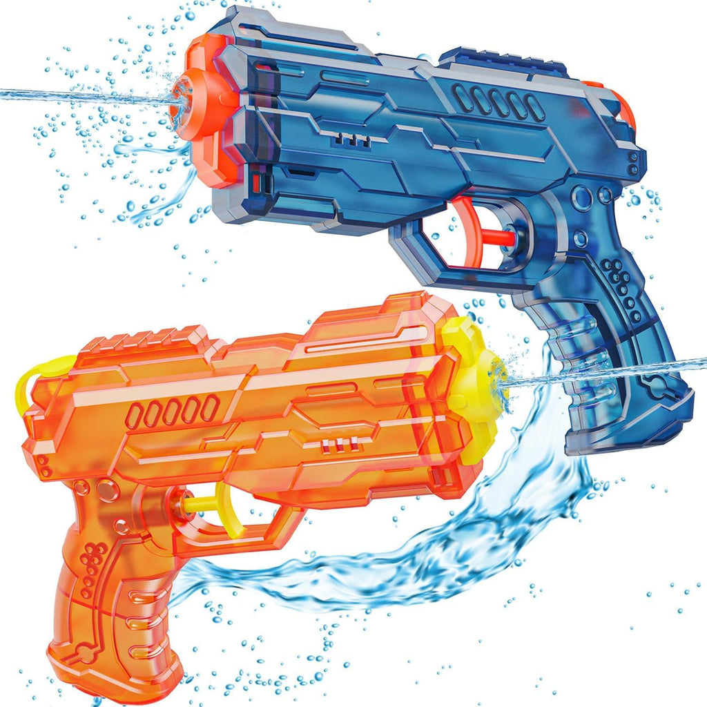 Water Gun Squirter for Kids Squirt Gun 2 Pack | Summer Super Water Blaster Shooters Soaker, Small Toys for Boys Girls