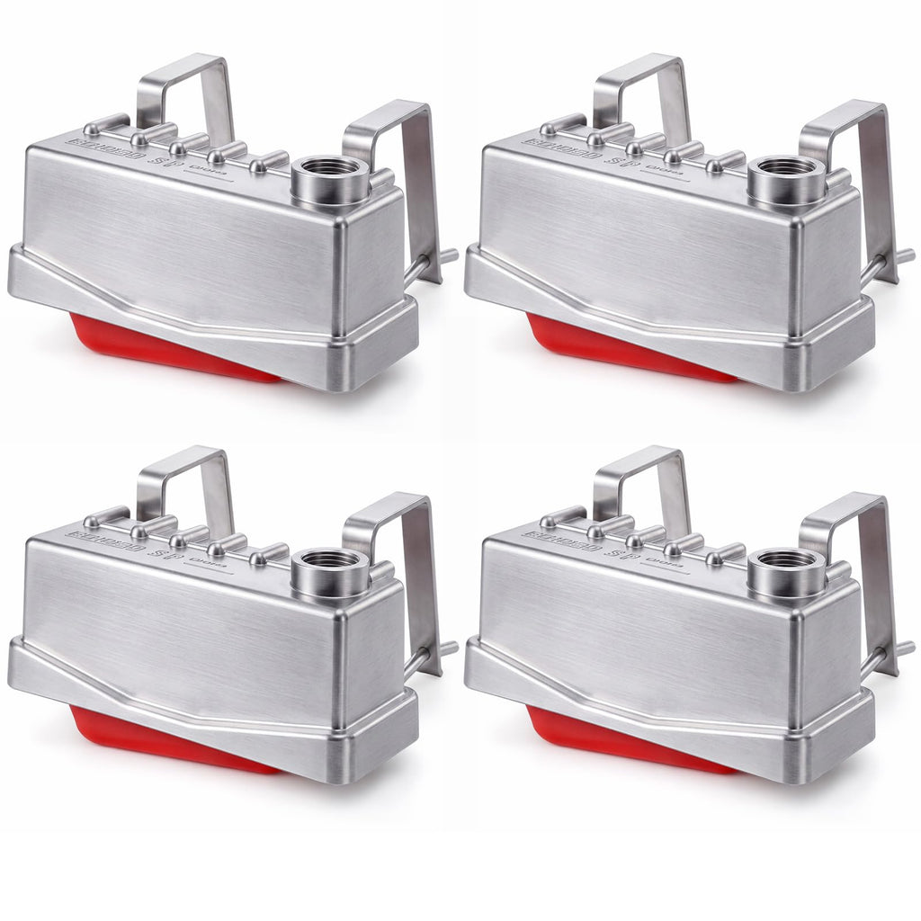 Threlaco 4 Pack Float Valve Automatic Water Level Control, Aluminum