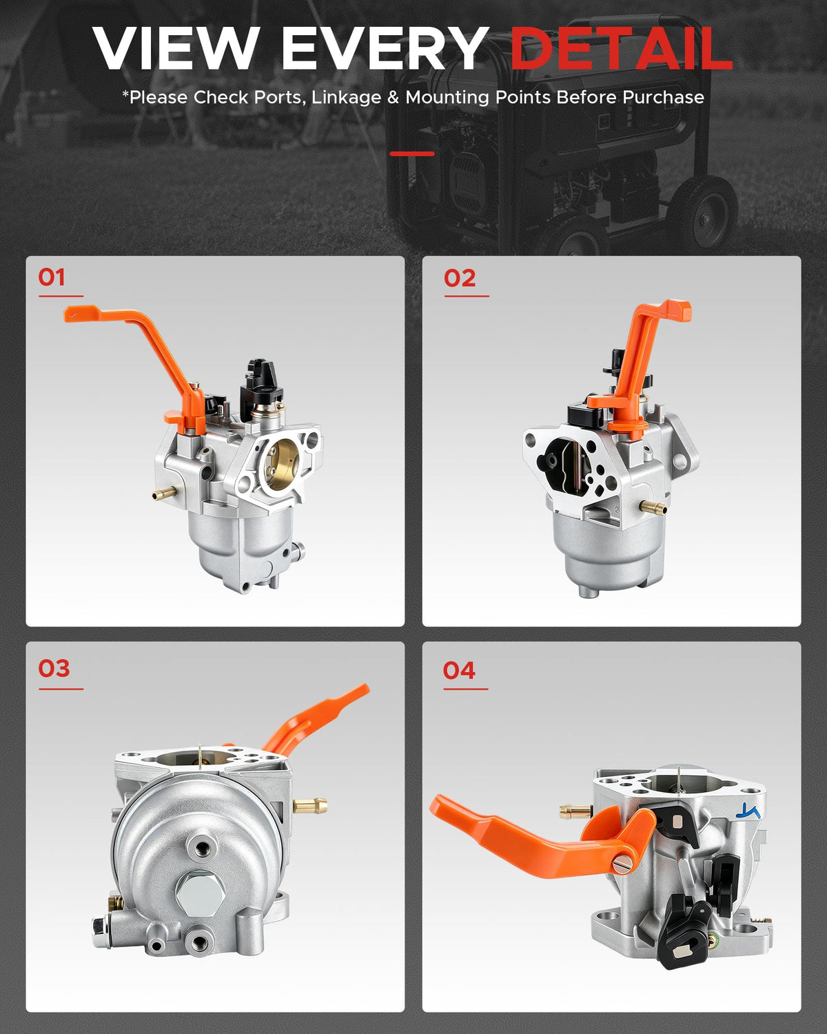 Ruixing GP5500 Carburetor for Generac Generator