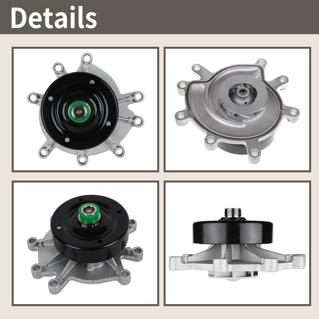 Upgraded AW7163 Water Pump Kit Aluminum Impeller