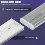 4FT LED Wraparound Light 75/65/55W,Flush Mount for Workshop 6pack