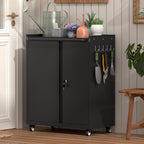 Garage Storage Cabinet with Wheels, Mobile Rolling Tool Cabinet