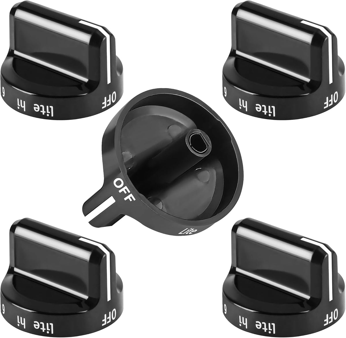 316564511 Stove Knob Replacement for Frigidaire Gas Range/Oven/Stove, Upgrade Cooktop Burner Control Knob (5 Pack)
