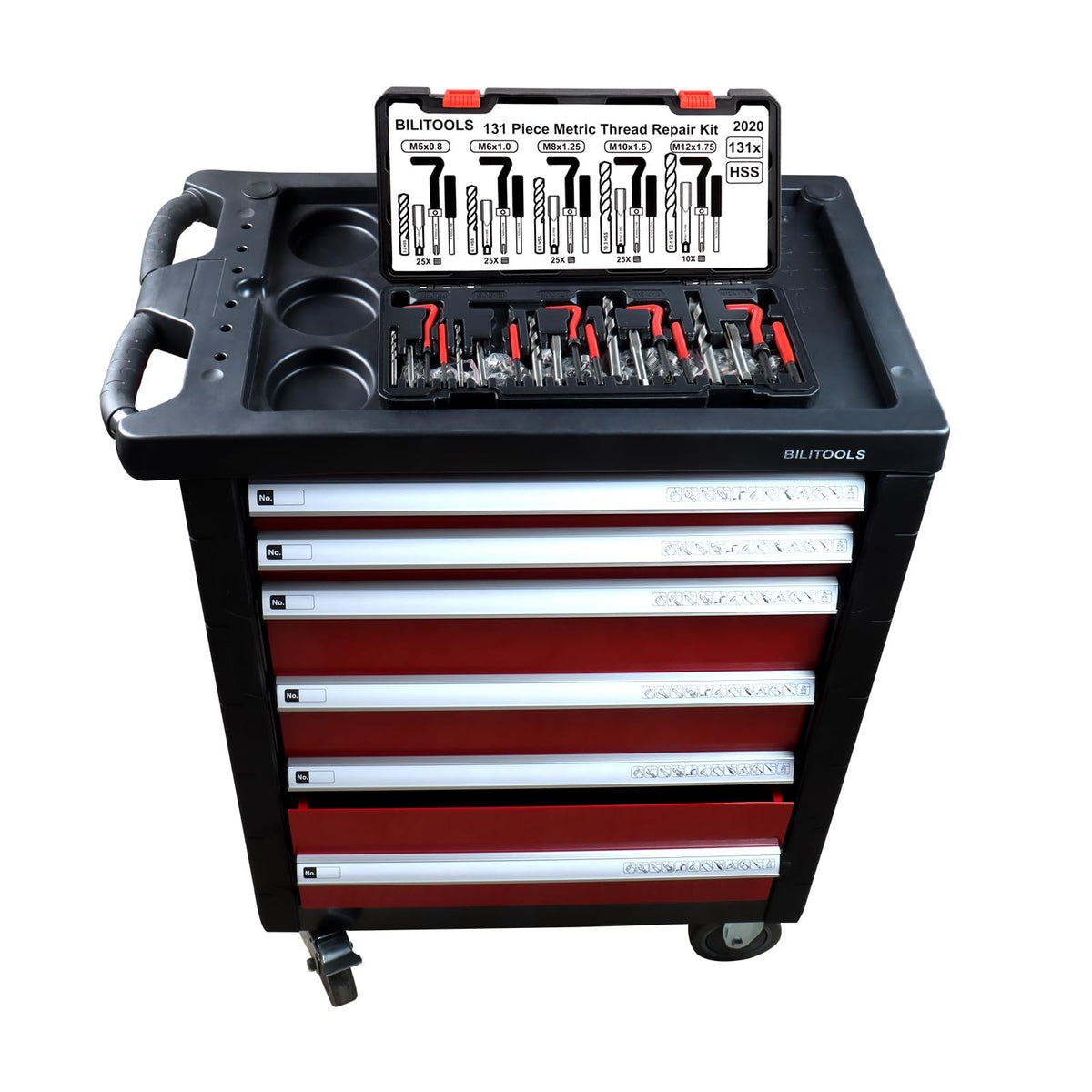 BILITOOLS Helicoil Thread Repair Kit Metric