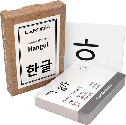 Korean Alphabet - Hangul Flashcards | Learn All Consonants & Vowels | Perfect for Self-Study, Beginners & Teachers |