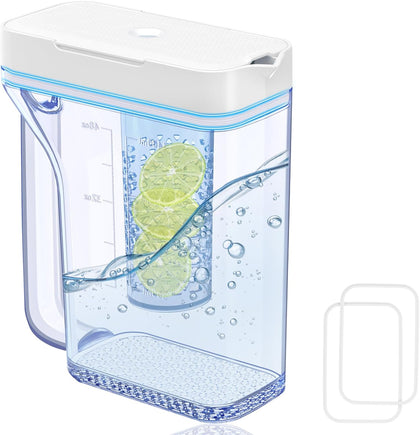 Upgraded RF23M8070SR RF23M8570SR RF23M8590SG RF23M8090SR Water Pitcher Compatible with Samsung Fridge Water Pitcher Parts DA97-17395A Refrigerator Water Reservoir Water Tank Water container NO LEAK