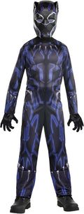 Kids Black Panther Costume | Child Marvel Superhero Mask and Jumpsuit for Halloween, Dress Up Events