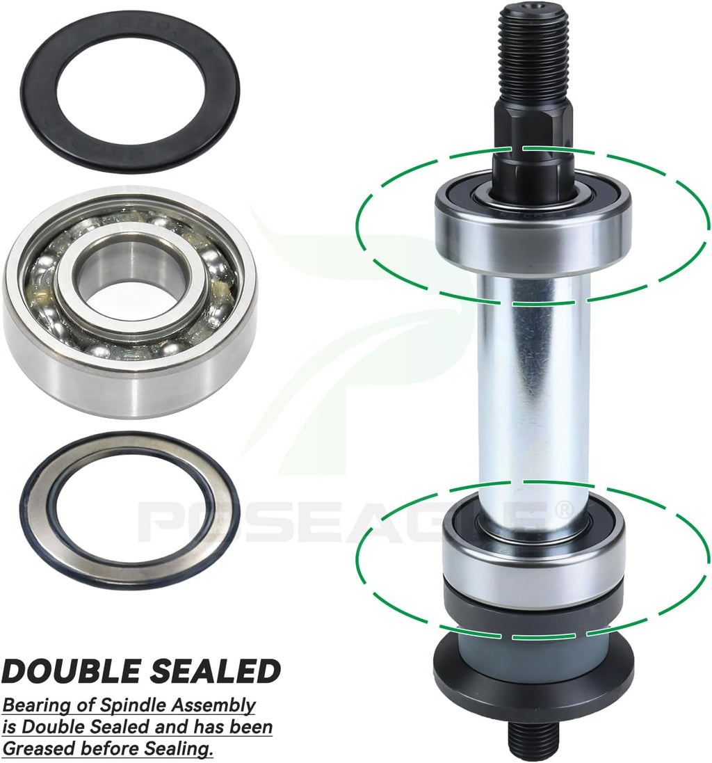 2 Pack AM136733 Spindle Assembly for John Deere X300 Z225 42" Deck