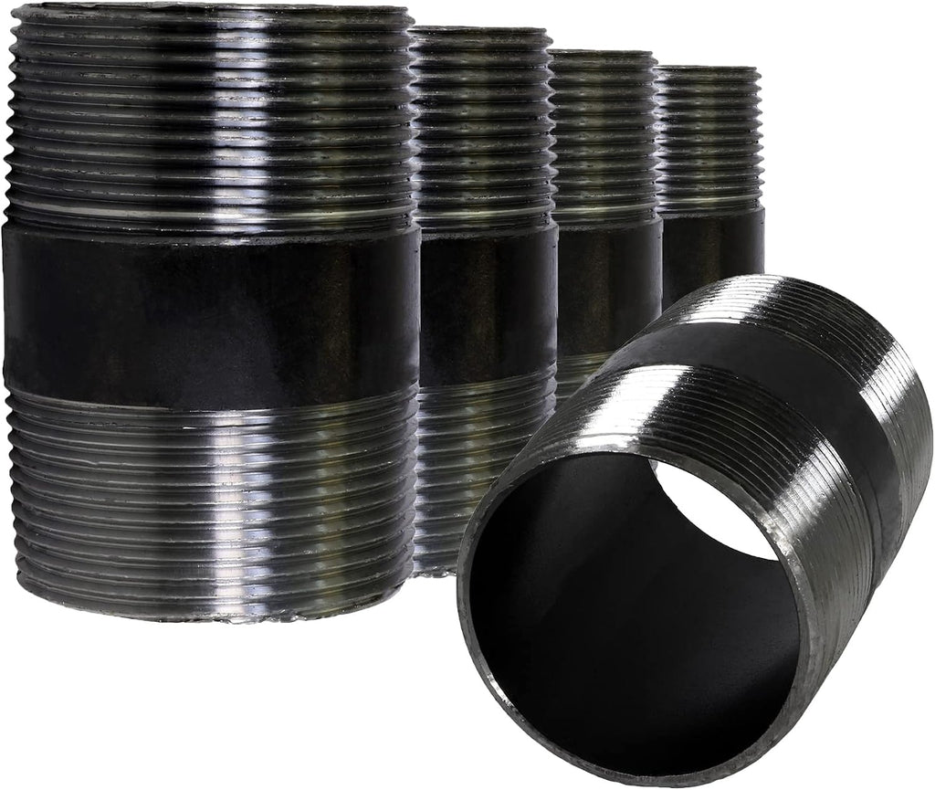 Everflow Supplies NPBL2025-5 Black Nipple Pipe