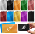 100 Pcs Metal Business Cards Aluminum Laser Engraving Blanks | 86 x 54 x 0.21 mm 10 Colors Anodized Aluminum Sheet